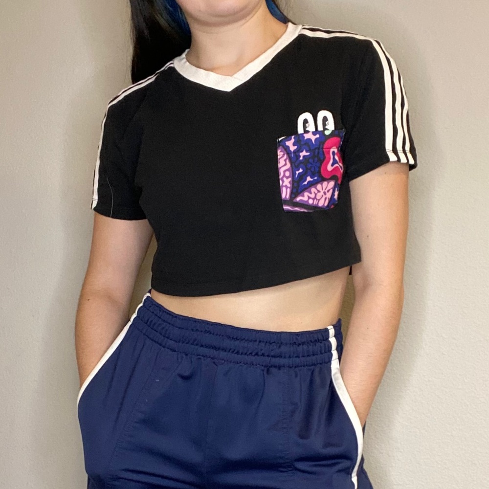 Adidas Unique Black Crop Top
